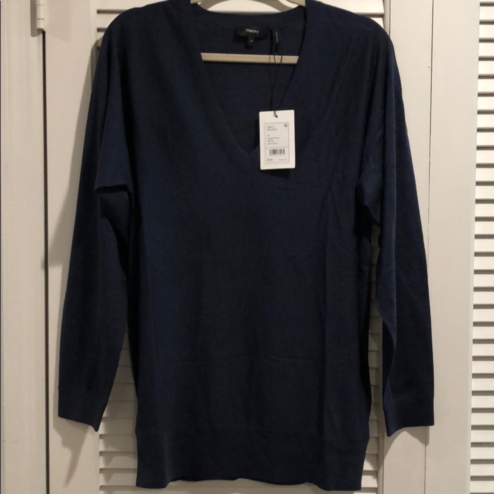 Theory Deep V Dolman Sweater